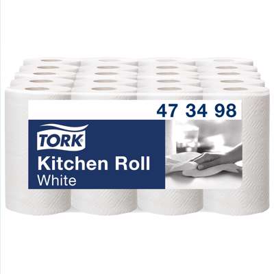 Køkkenrulle Tork Plus K1 2-lag 22,4m N32032 20 rl/pk