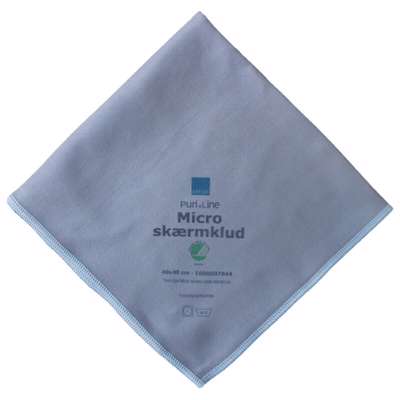 Klud Mikrofiber t/skærm Puri-Line 40x40cm grå ridsefri /10