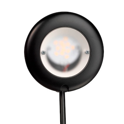 Lampe Unilux Joker 2.0 t/bord assymetrisk LED sort