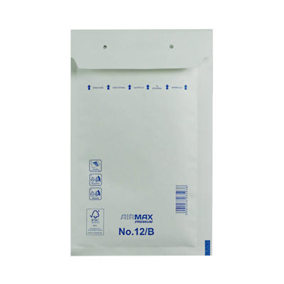 Boblepose Airmax 12/B W2 hvid 140x225mm 200stk/pk