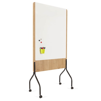 Whiteboard tavle Naga Rocada dobb.sidet mobil 100x125cm