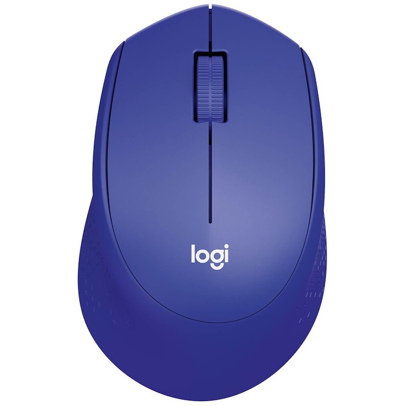 Mus Logitech M330 Silent Plus wireless blå