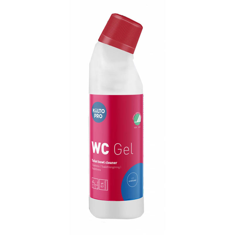 Toiletrens Kiilto WC Gel sur m/farv-parf. 0,75l