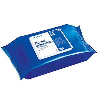 Renseserviet Wet Wipes Ethanol m/sæbe Mini /25