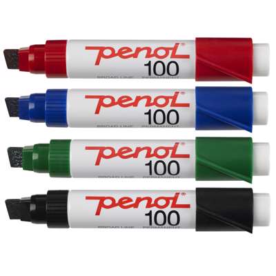 Marker Penol 100 blå 3-10mm 