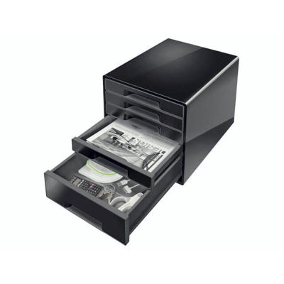 Skuffekabinet Leitz Desk Cube 5-skuffer sort