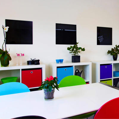 Glastavle Naga magnetisk 450x450mm sort