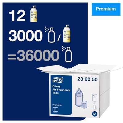 Luftfrisker Tork Airfresh A1 Premium, citrus 236050