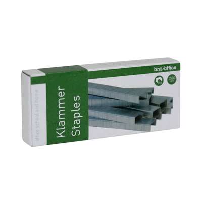 Hæfteklamme BNT/Office 221/4 stål 1500stk/pk.
