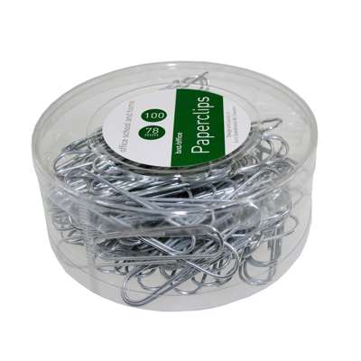 Clips BNT 78mm blanke u/riller 100stk/pak