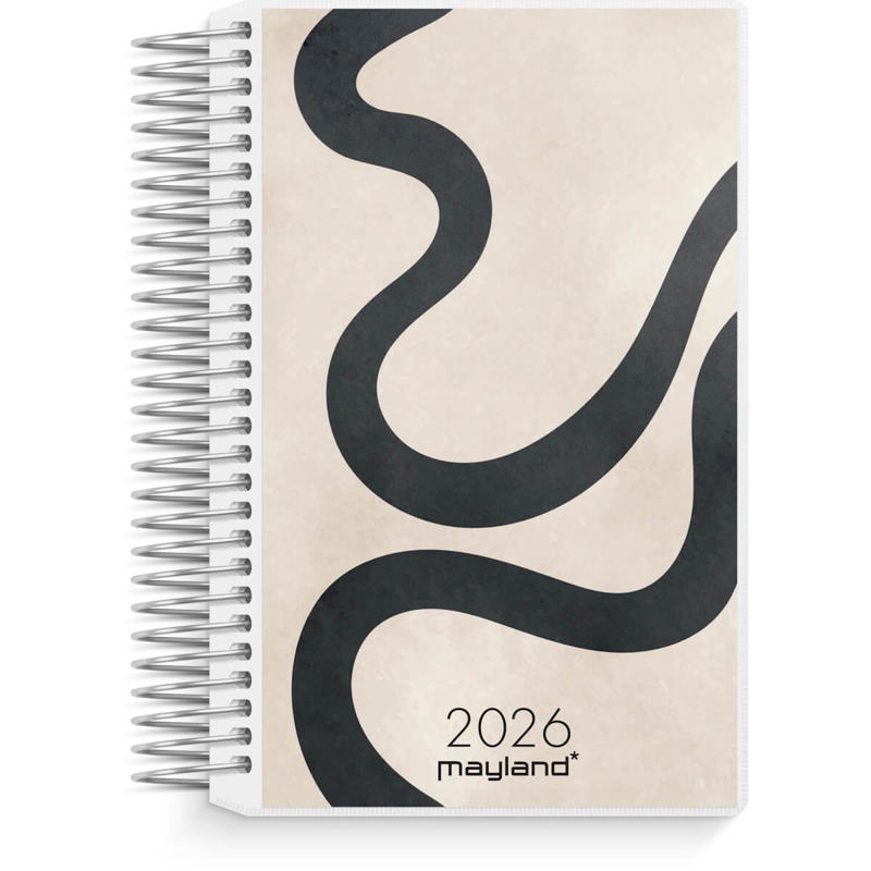 Mini dagkalender m/4 illu. PP-plast 2026