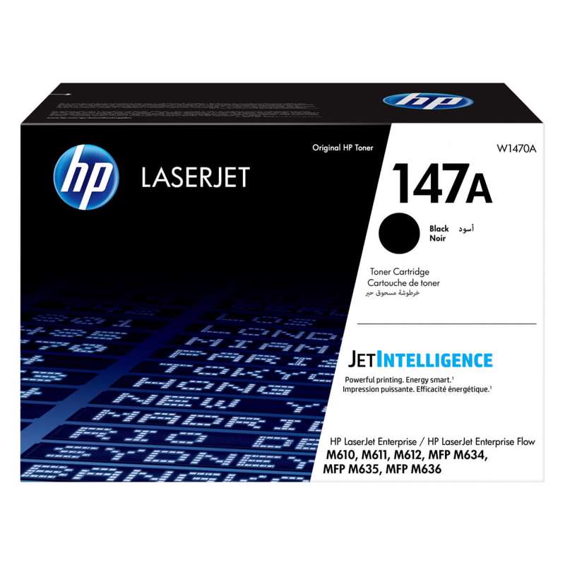 Laserpatron HP 147A t/M610/636 10,5K sort