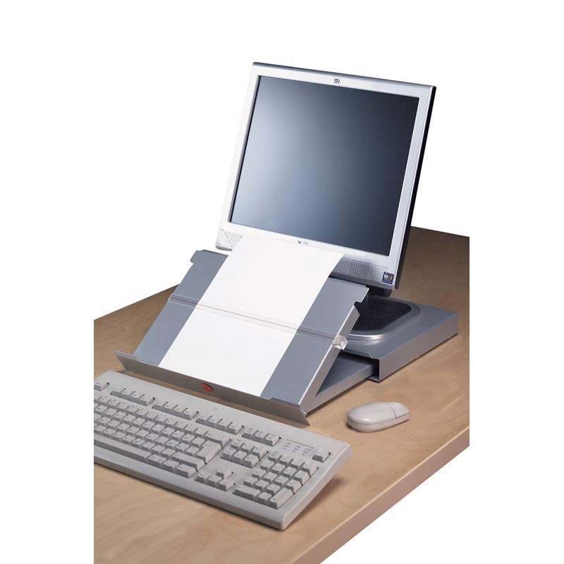 Konceptholder Twin Base 1 sølvgrå 7600-8