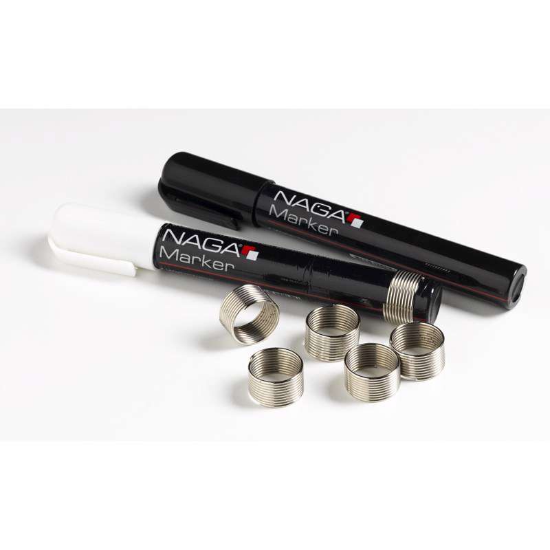 Metalringe t/Naga markere 16 mm pk/6 stk