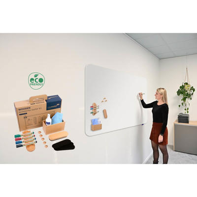 Whiteboard starter kit Legamaster Wooden 125600