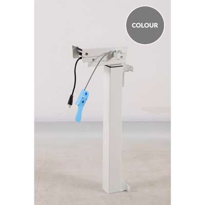 Hæve/sænke stel Nordic One 1-bens grå