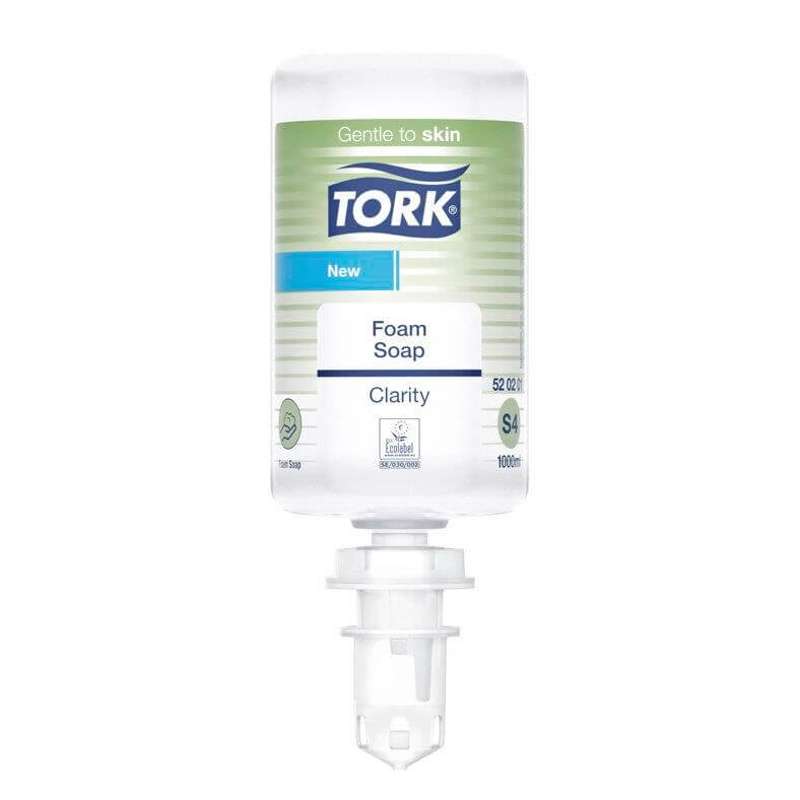 Sæbe Tork Clarity Skumsæbe S4 uden parfume 520201 1000ml