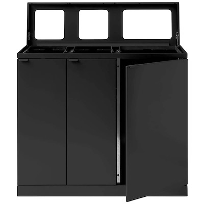 Affaldssystem affaldssortering Bica 829 2x65L 1x95L,  sort