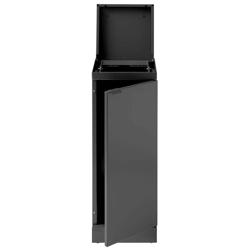 Affaldscontainer affaldssortering Bica 885 45L m/låg, grå