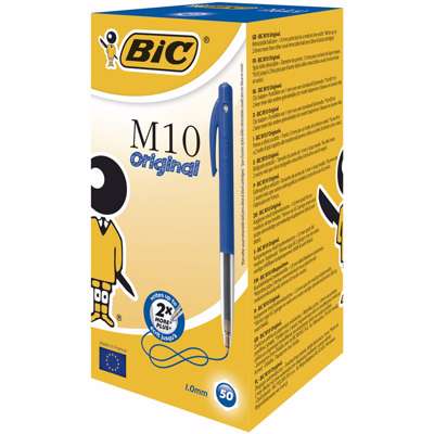 Kuglepen Bic Clic blå Medium M10 51500