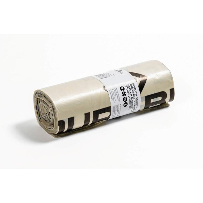 Affaldssække plastik grå 770x1000mm t/ 60L spand 110L 35my