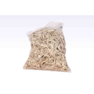 Gummibånd nr. 20, hvid 100mm 1kg/pk