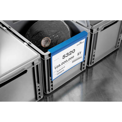 Lagerlomme hængende A4 blå pk./50