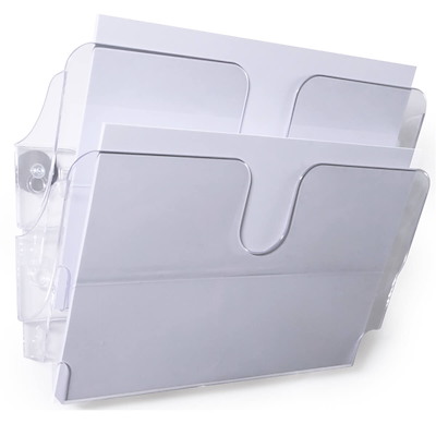 Brochureholder Flexiplus 2 A4 tvær magnetisk klar