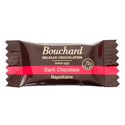 Chokolade Bouchard mørk 5g flowpakket 1kg/pk