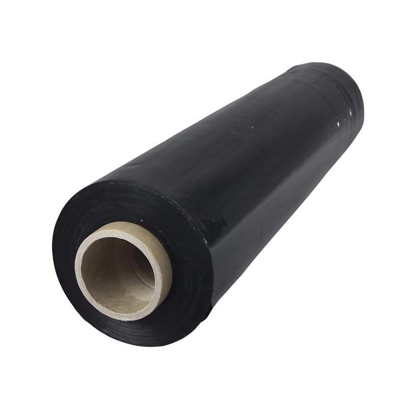 Strækfilm cast udv.klæb, sort 23my 500mmx300m