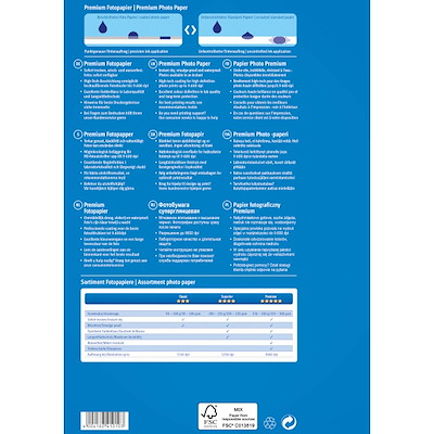 Fotopapir Premium plus A4 300g glossy t/inkjet pk/20 ark