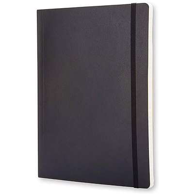 Notesbog Moleskine Classic soft lin. XL 19x25cm sort