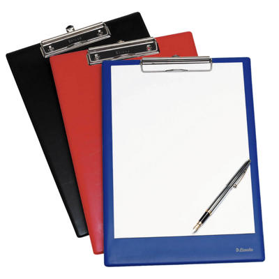 Clipboard A4 sort Esselte enkel PP uden forside