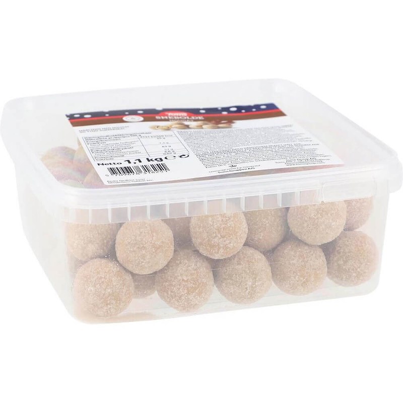Chokolade Toms Snebolde m/nougat 65 stk.