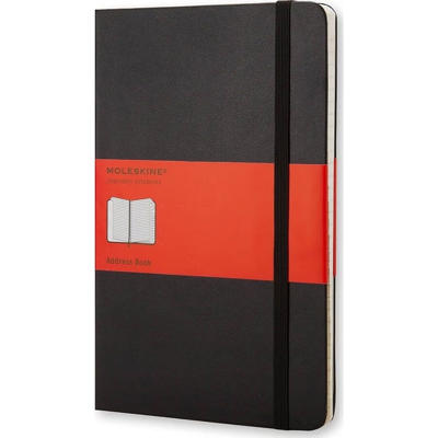 Notesbog Moleskine Adressebog ulin. L 13x21cm A-Z sort