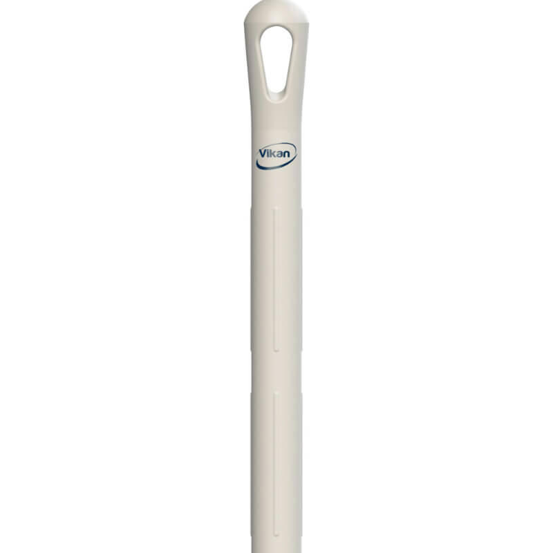 Skaft med gevind, Vikan 150cm Ø3,4cm hvid