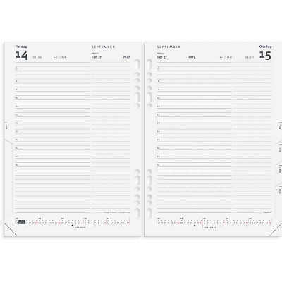 System A5 dagkalender 2027 Mayland REFILL