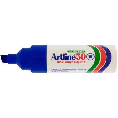 Marker Artline EK50 Skrå 3-6mm spids blå