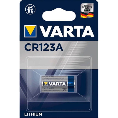 Batteri Varta Lithium Photo CR123A 1stk/pk.