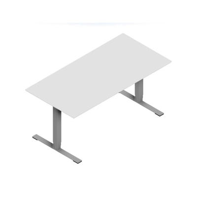 Hæve/sænkebord Dencon 03504 1600x800 alu stel hvid lam pl