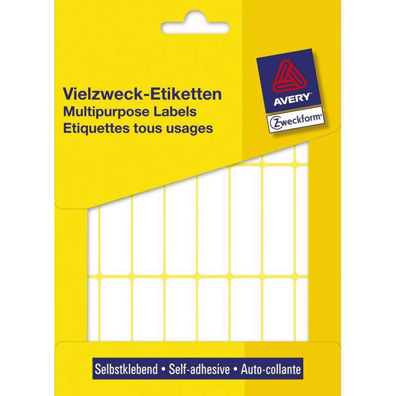 Etiket hvid 50x14mm 672stk/pk 3336