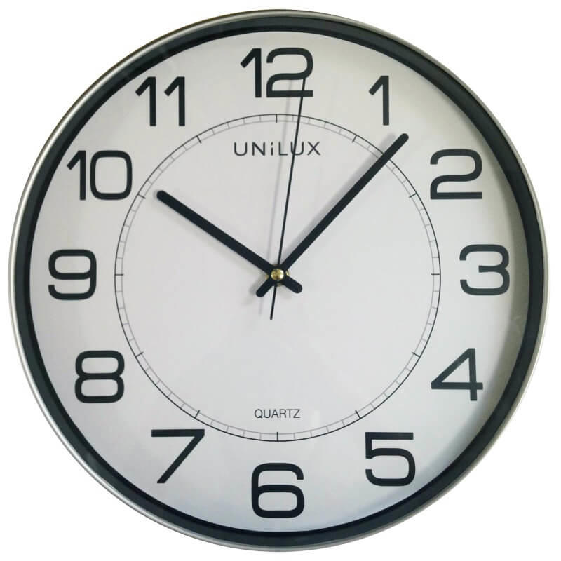 Vægur Unilux Magnet sølv Ø30,5