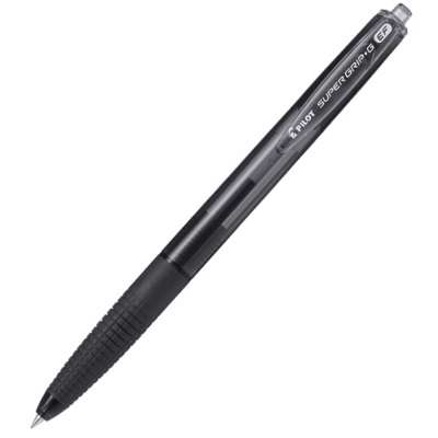 Kuglepen Pilot Super-Grip G sort 0,18mm Extra Fine 