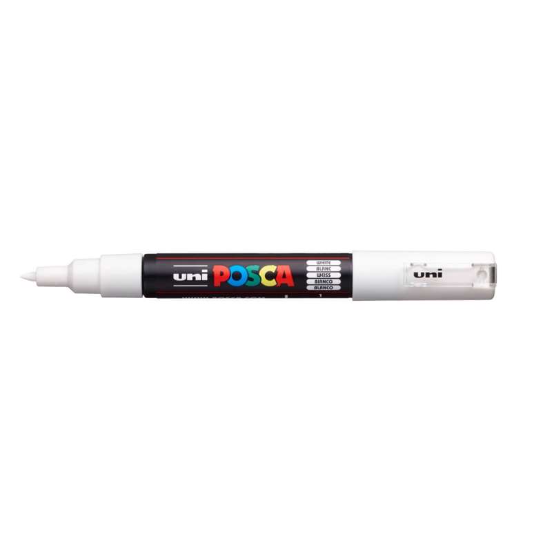 Marker Uni Posca PC-1MC, hvid 1560473