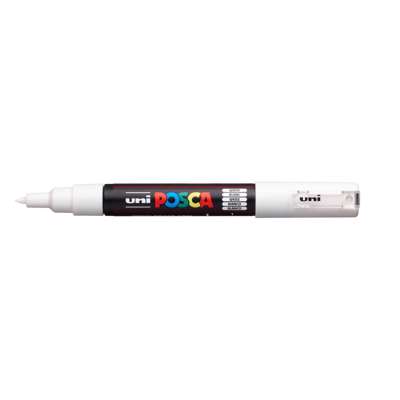 Marker Uni Posca PC-1MC, hvid 1560473