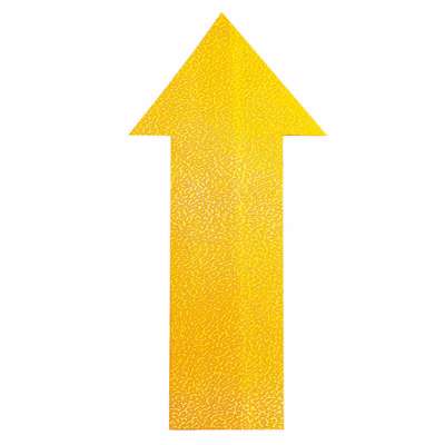 Gulvmærker Pil Duraline Strong 100x0,7x200mm 10stk/pk gul
