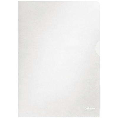 Plastomslag A4 Esselte 0,115mm klar præg 100stk/pak