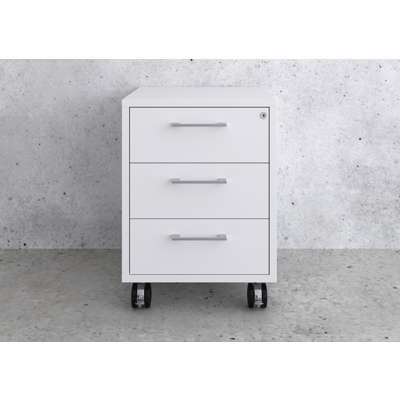 Skuffekassette Jive 1-203-40 m. lås, hvid