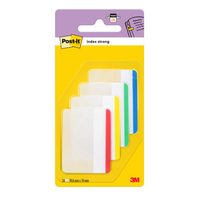Indexfaner Post-it Strong 686F-1 50.8x38 mm 4x6bl/pk.