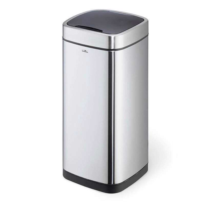 Affaldsspand Durable No Touch m/sensor 35L sølv